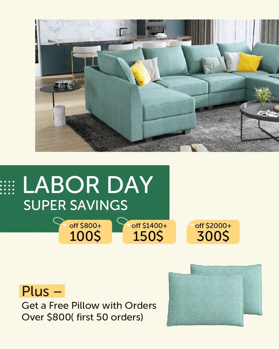 Celebrate Labor Day in Comfort: Modular Sofas with Up to 60% Off Sitewide