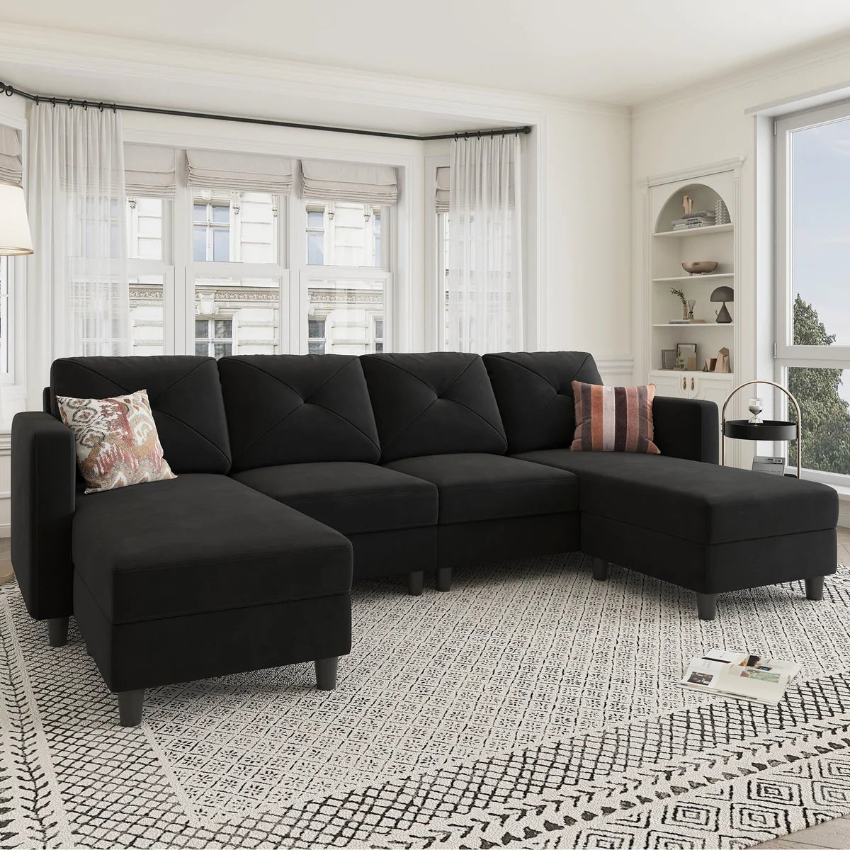 The Versatility of Convertible Sectional Sofa - Honbaymall