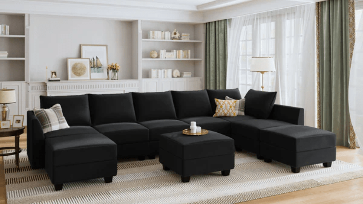 Why U-Shaped Sectionals Are the Perfect Choice for Large Families - Honbaymall