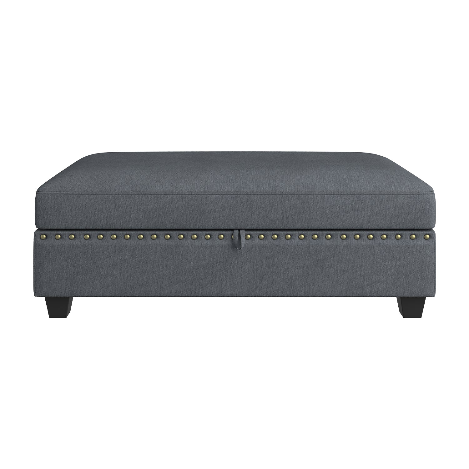 HONBAY Rectangle Storage Ottoman for Sectional Sofa