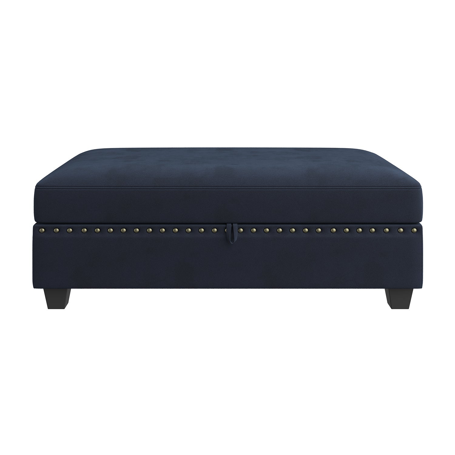 HONBAY Rectangle Storage Ottoman for Sectional Sofa