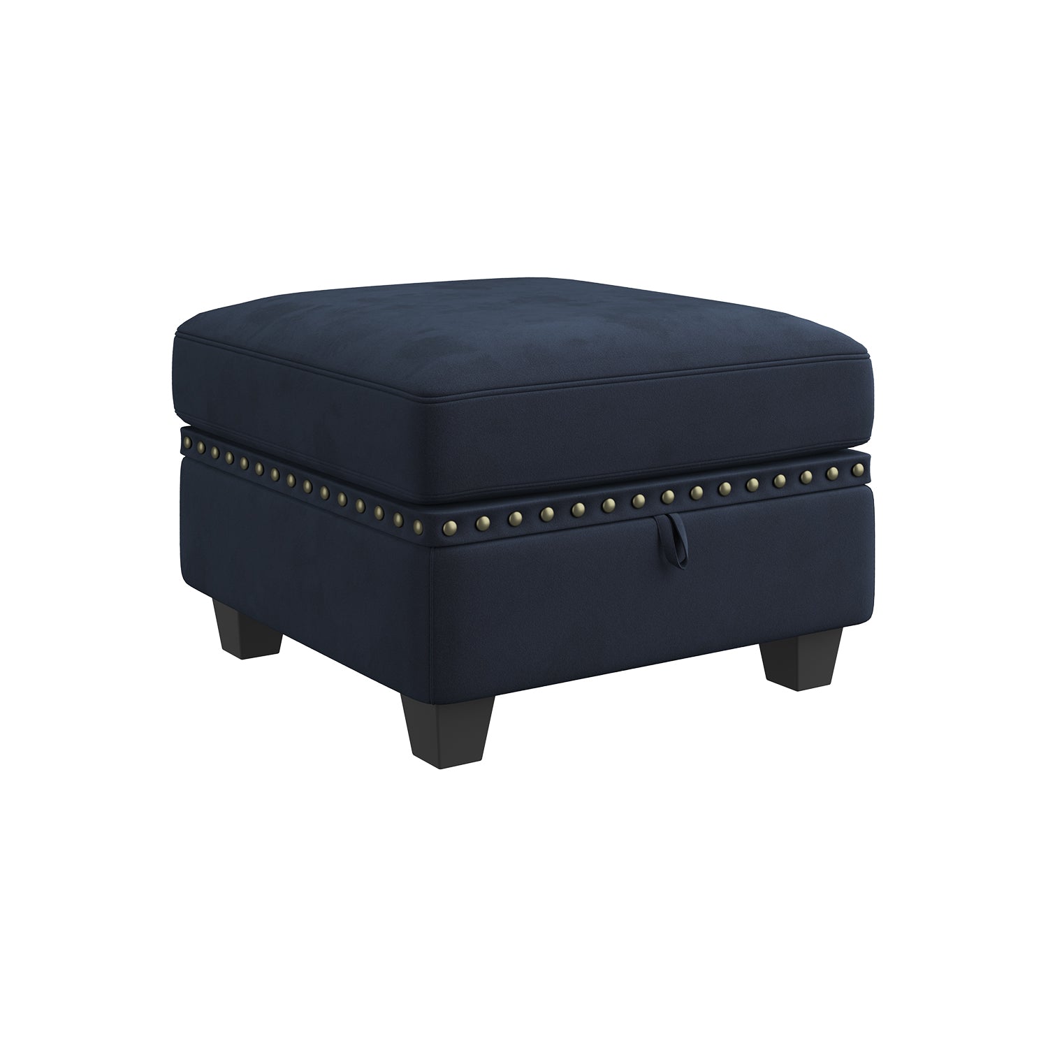 HONBAY Square Storage Ottoman for Sectional Sofa