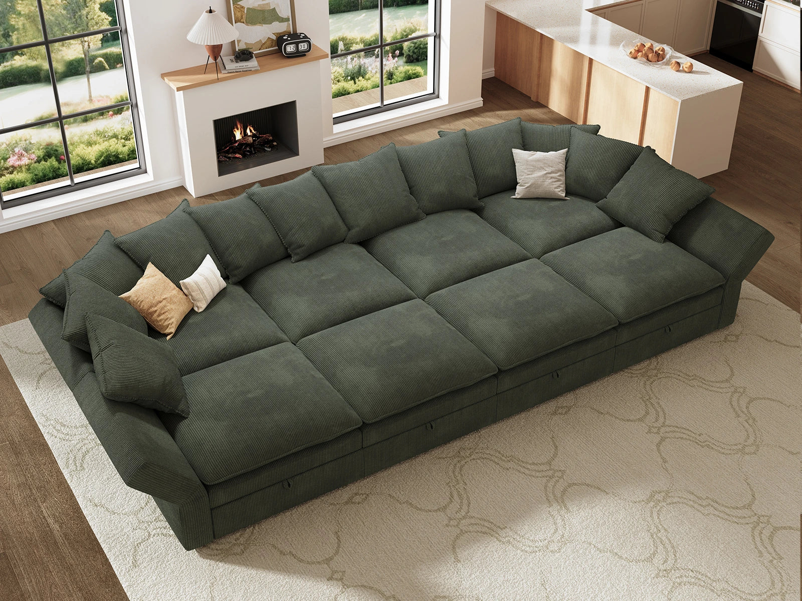 #Color_Corduroy Green