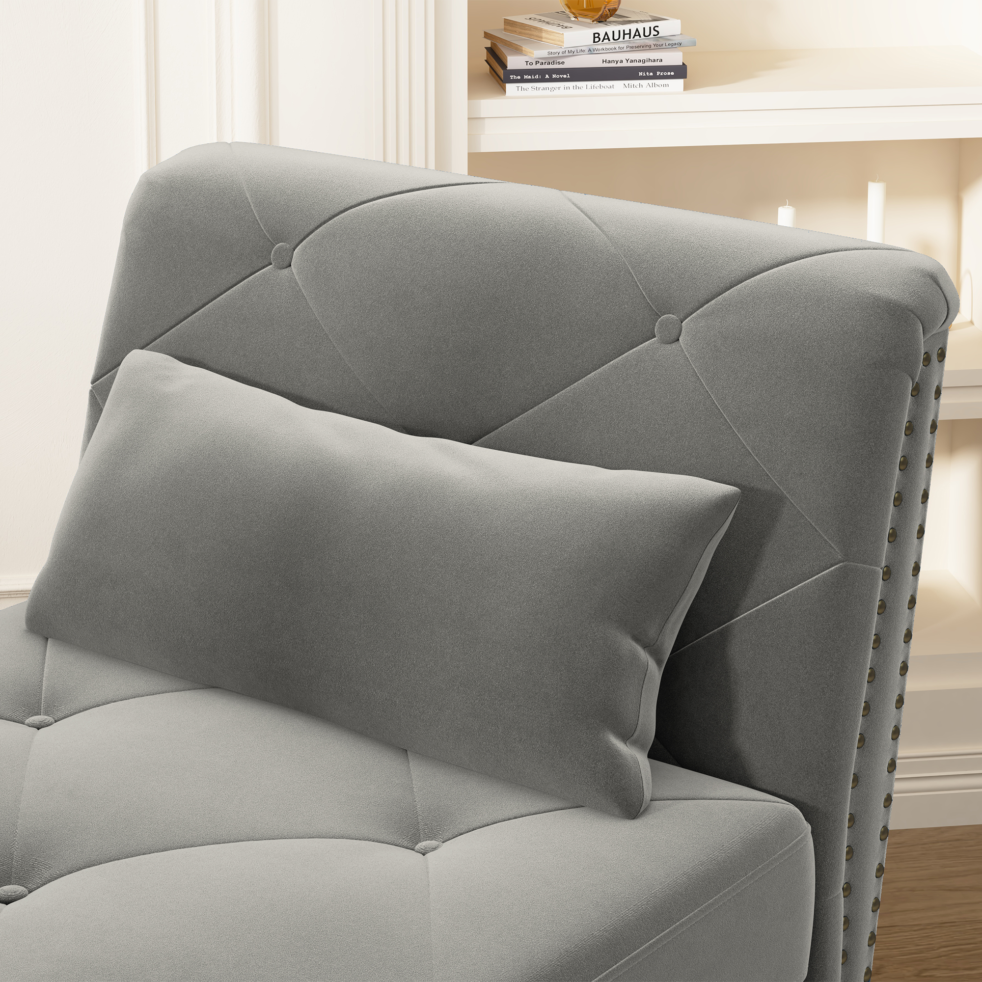 Extra Pillow for HONBAY Velvet Lounge Chair Sofa