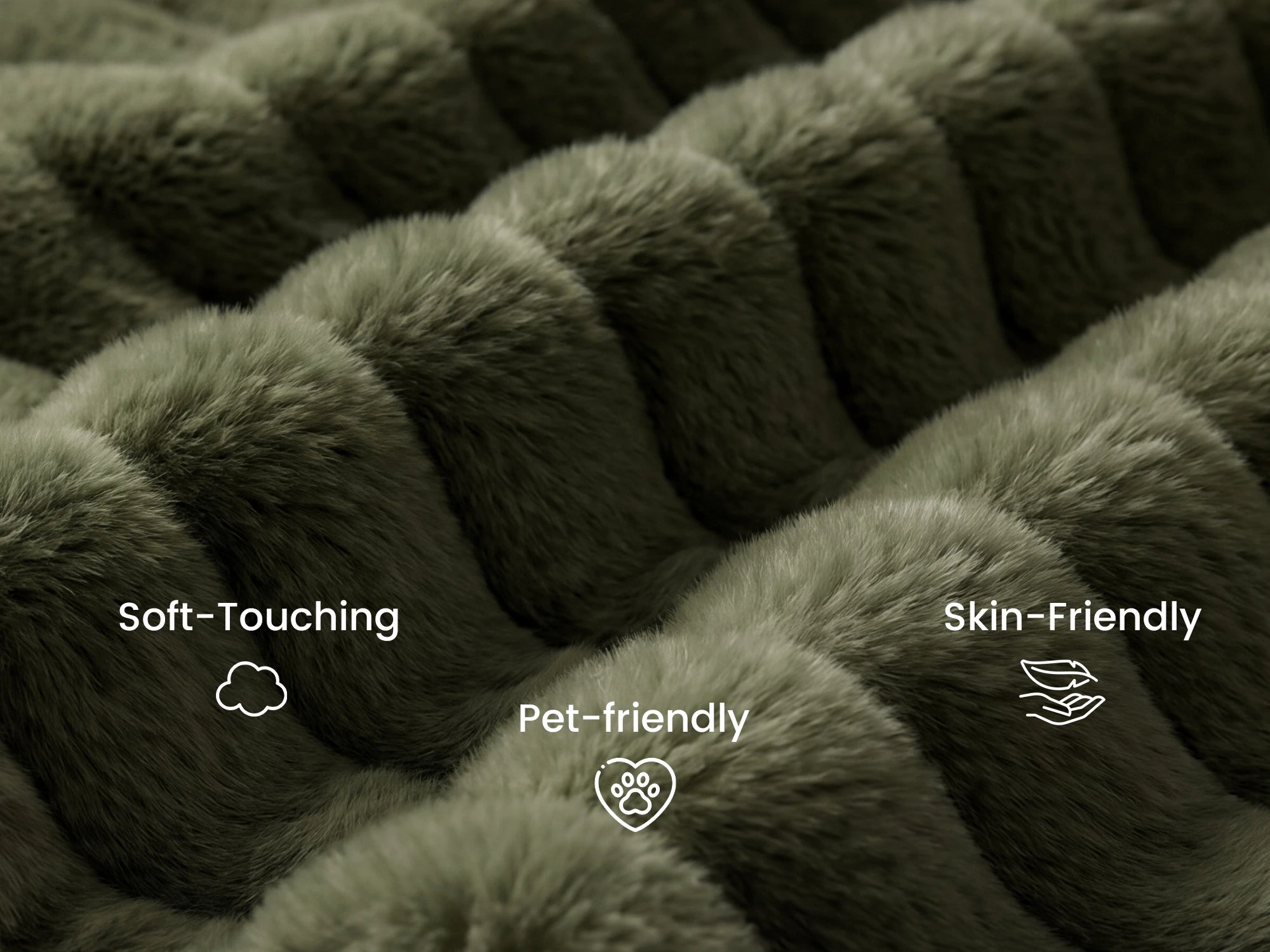 #Color_Faux Rabbit Fur Green