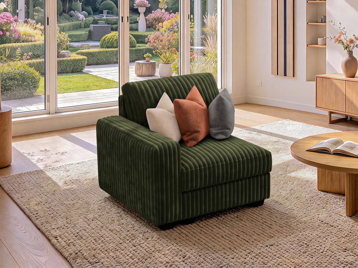 #Color_Wide-Wale Corduroy Green