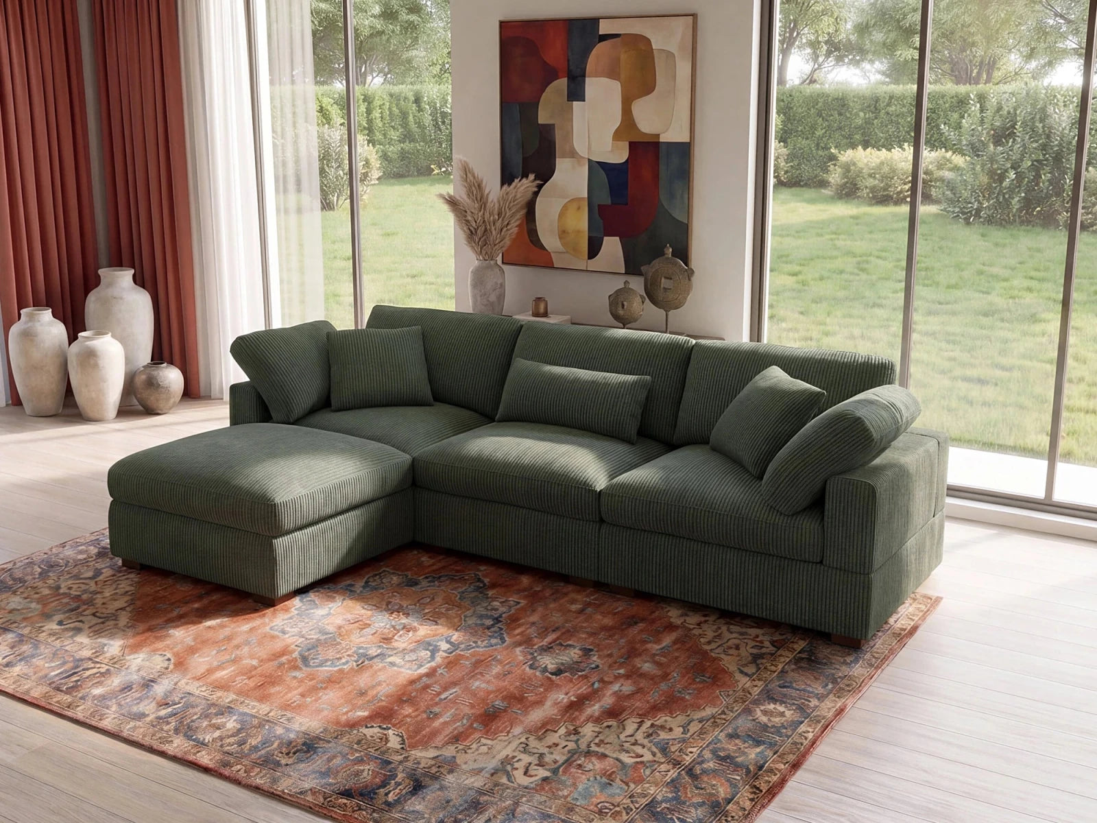 #Color_Corduroy Green