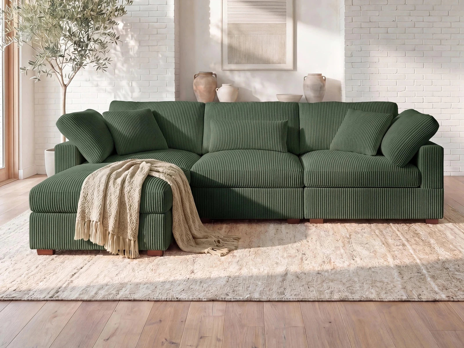 #Color_Corduroy Green