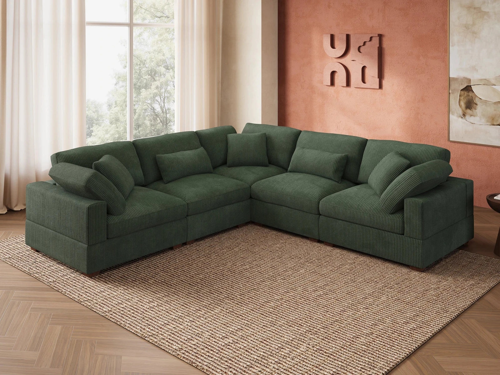 #Color_Corduroy Green