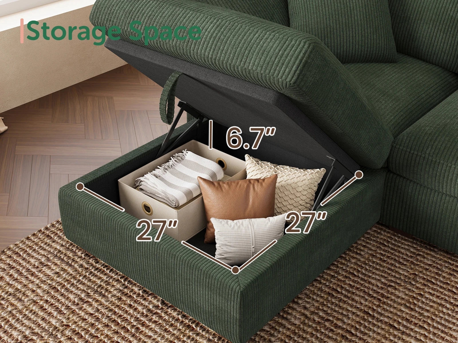 #Color_Corduroy Green