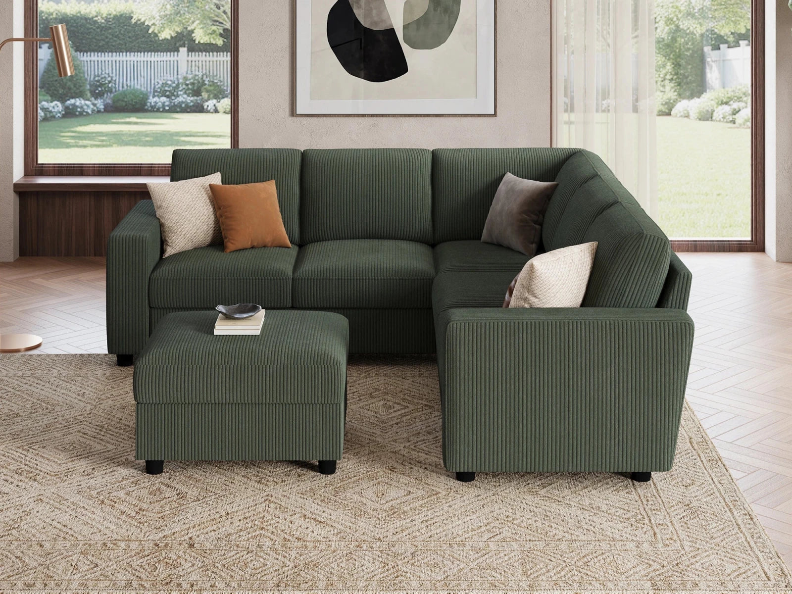 #Color_Corduroy Green
