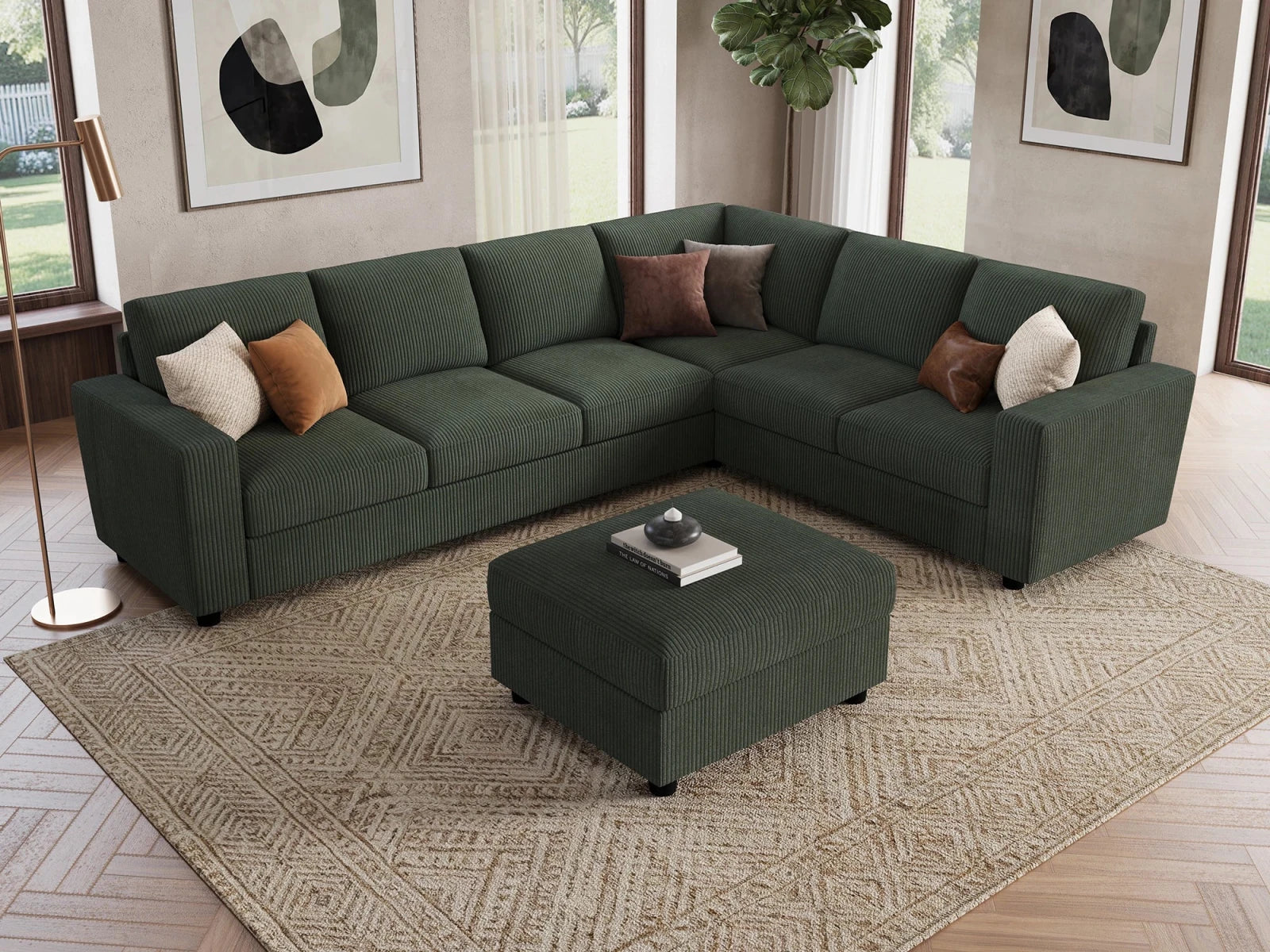 #Color_Corduroy Green