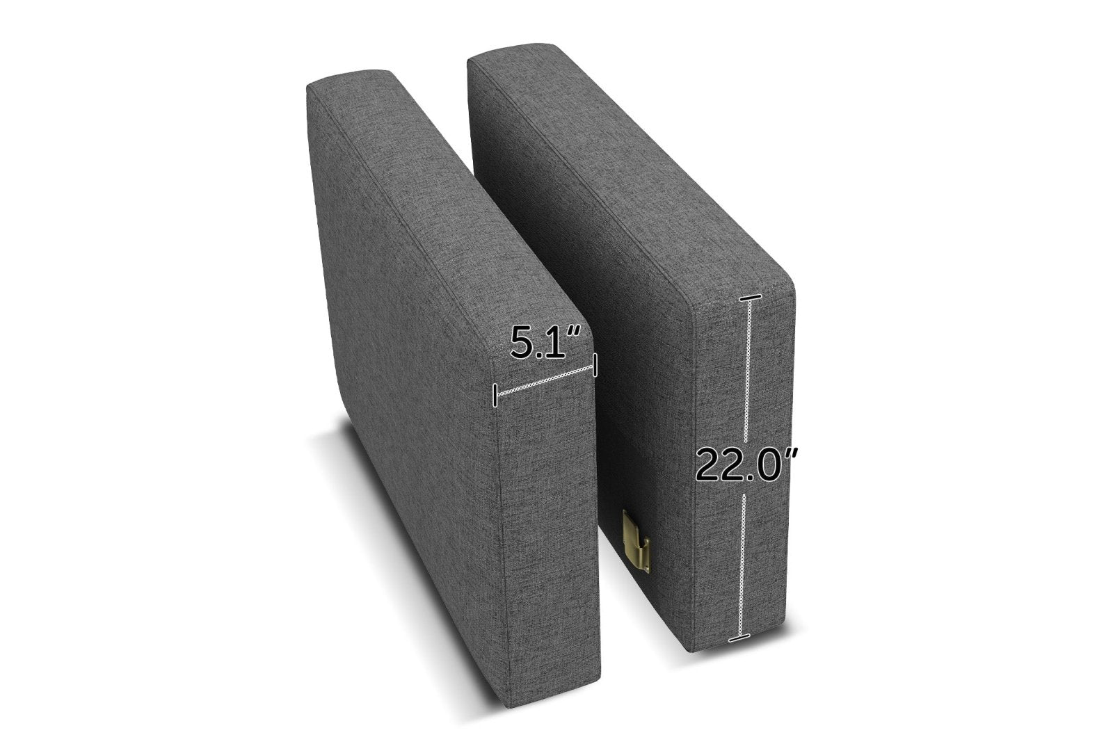 Piece Modular Sectional Armrest With Measurements
#Color_Dark Grey