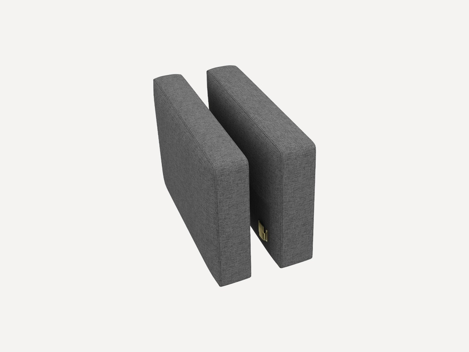 HONBAY 1 Piece Modular Sectional Armrest #Color_Dark Grey