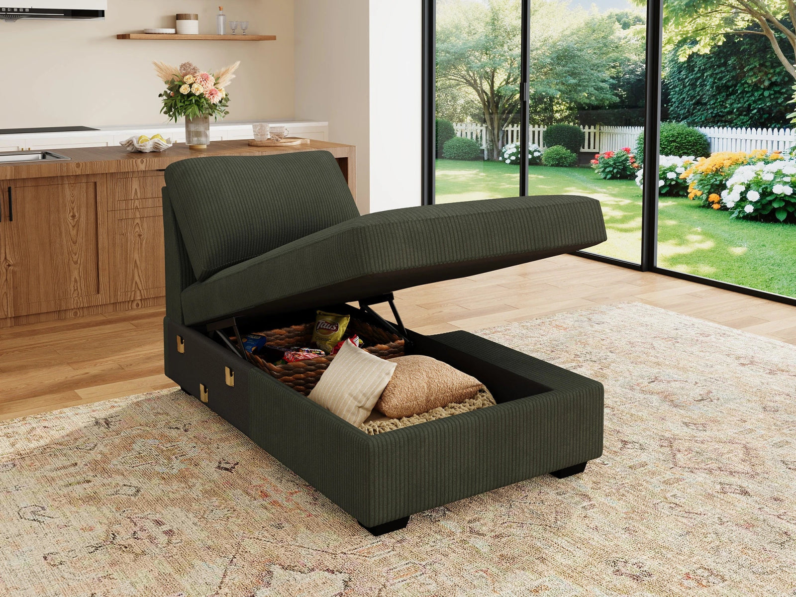 #Color_Corduroy Green