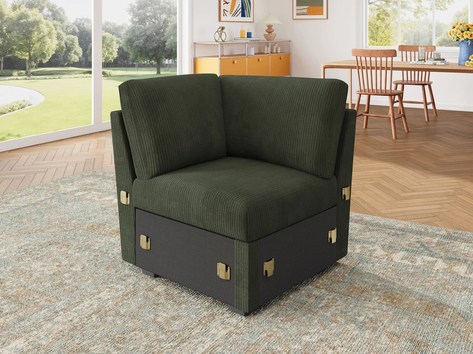 #Color_Corduroy Green