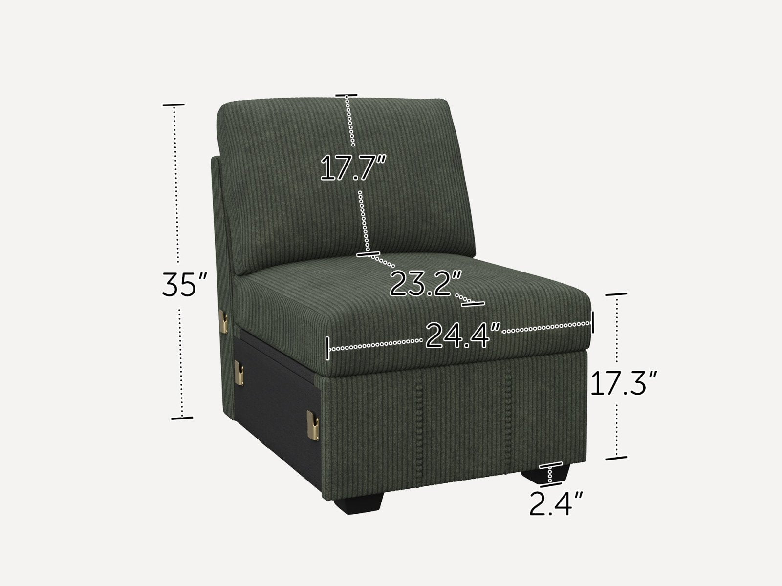 #Color_Corduroy Green