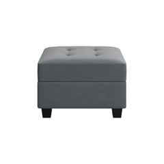 Aurum 1 Piece Velvet Modular Storage Ottoman