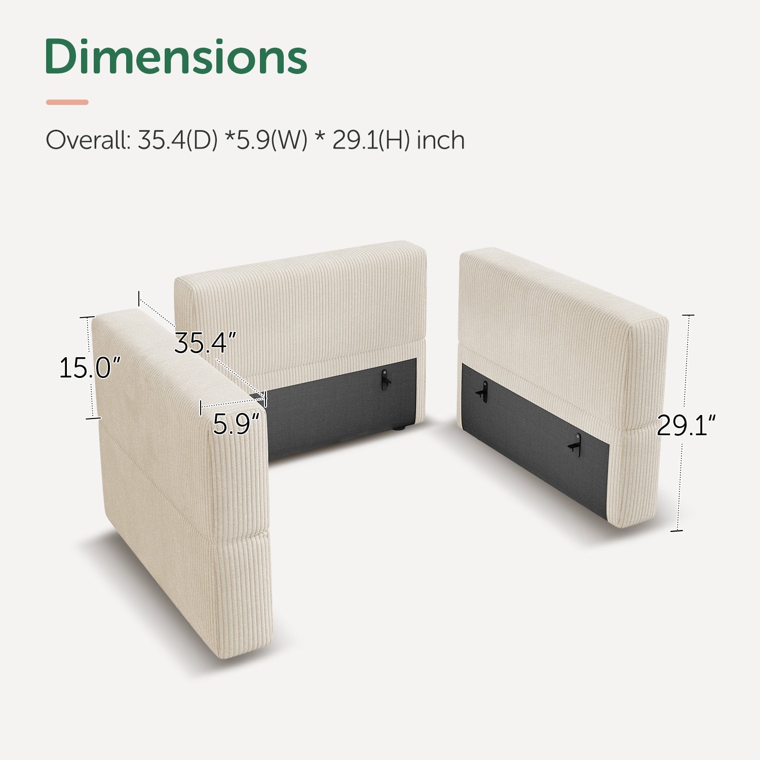 Altus 3 pieceUniversal Armrest/Backrest