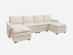 Apex 6 Seater Sectional with Double Reversible Chaise