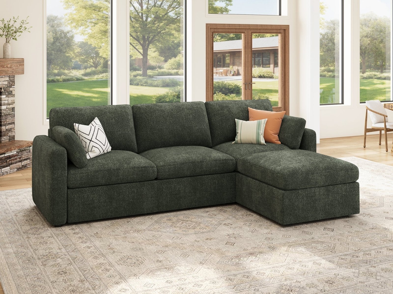 #Color_Chenille Green