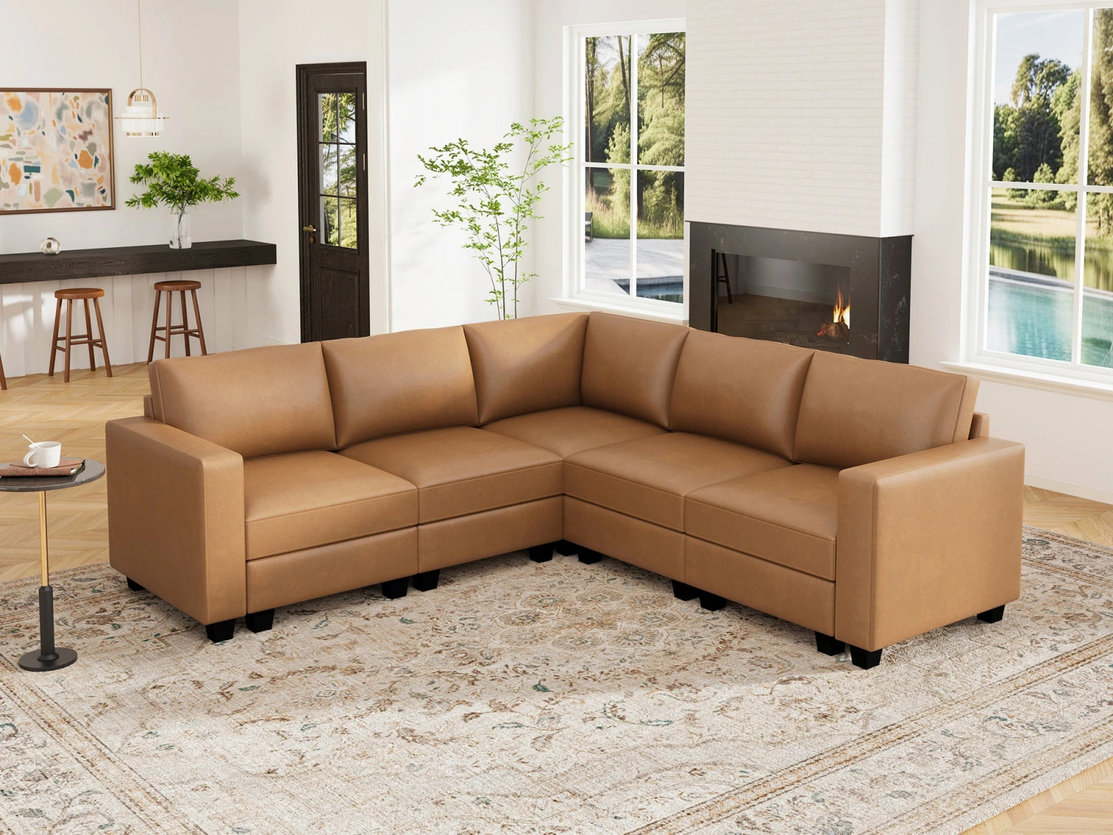 #Color_Cognac Vegan Leather