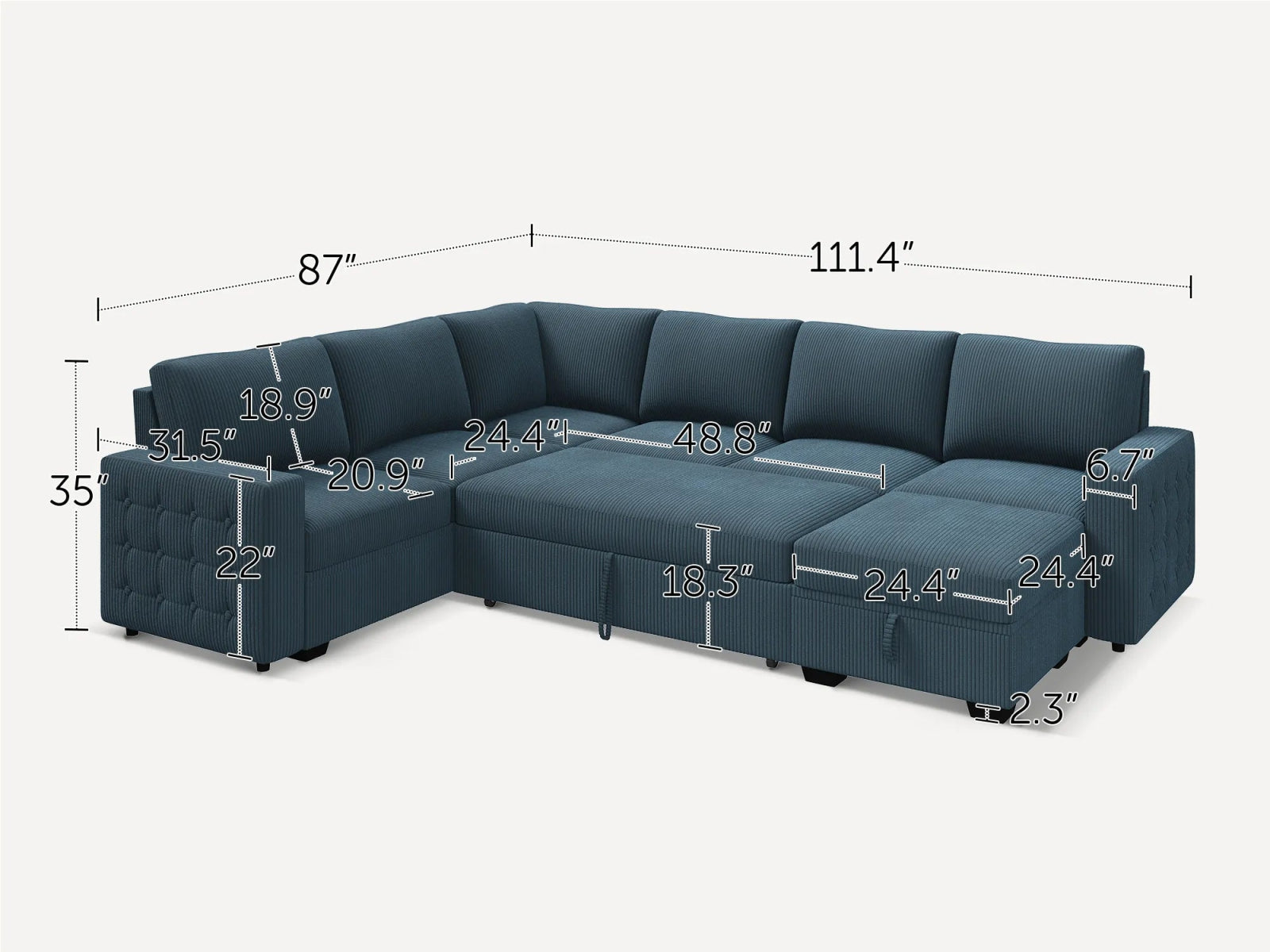 #Color_Corduroy Blue