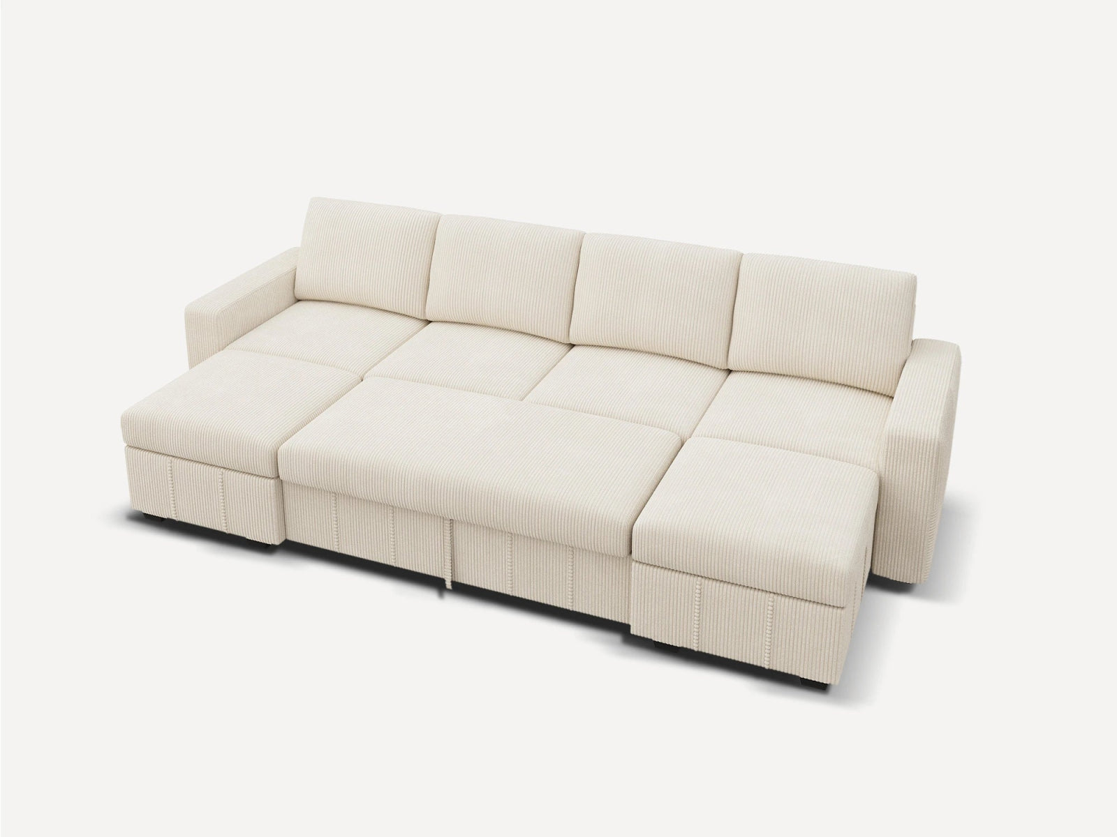 6-Piece Oversized Corduroy Pull-Out Sleeper
Color_Corduroy Beige