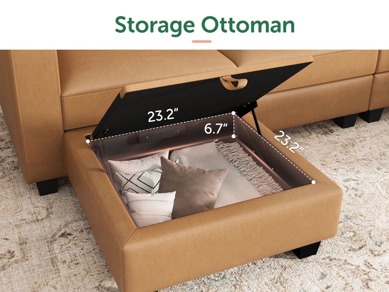 #Color_Cognac Vegan Leather