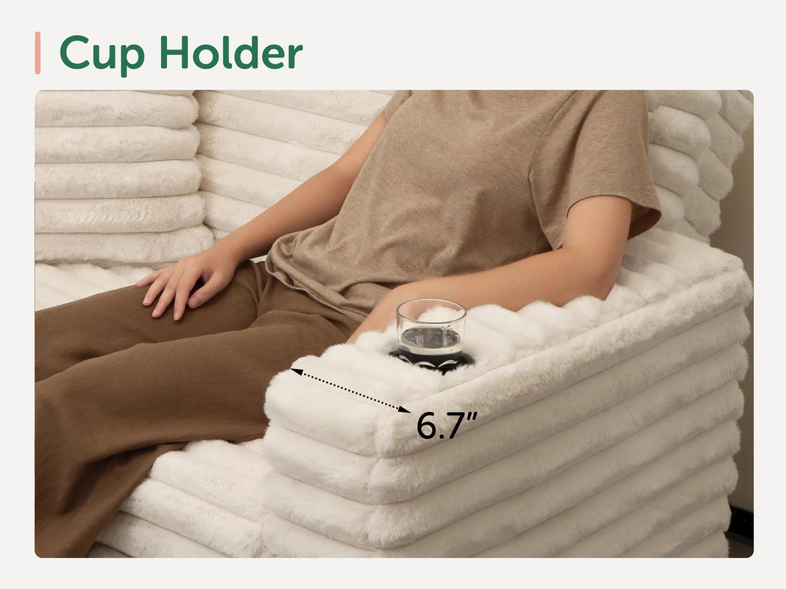 #Color_Faux Rabbit Fur Beige