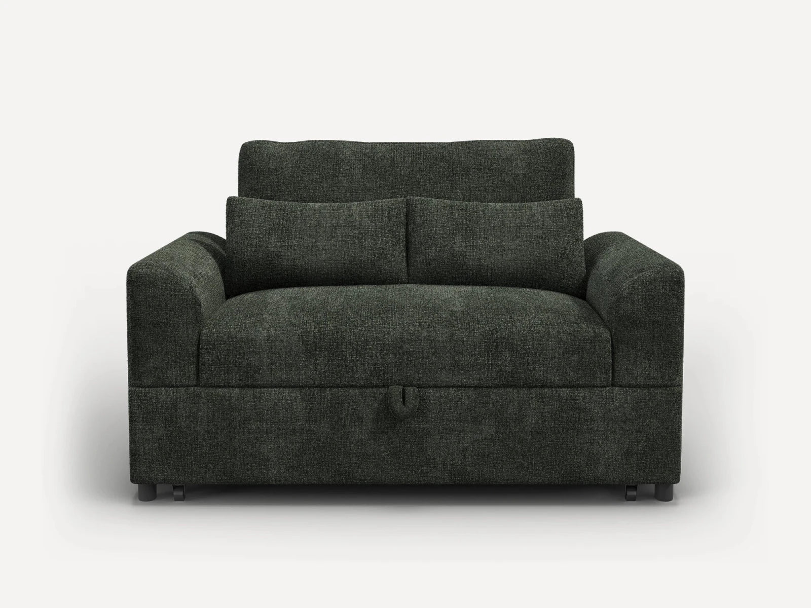 Isle Convertible Pull-Out Loveseat Sleeper
#Color_Chenille Green