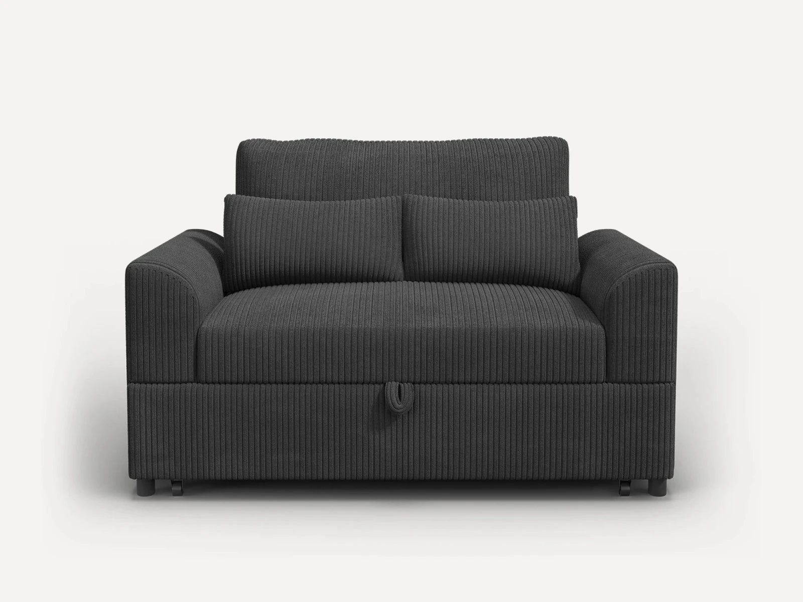 Isle Convertible Pull-Out Loveseat Sleeper
#Color_Corduroy Gray