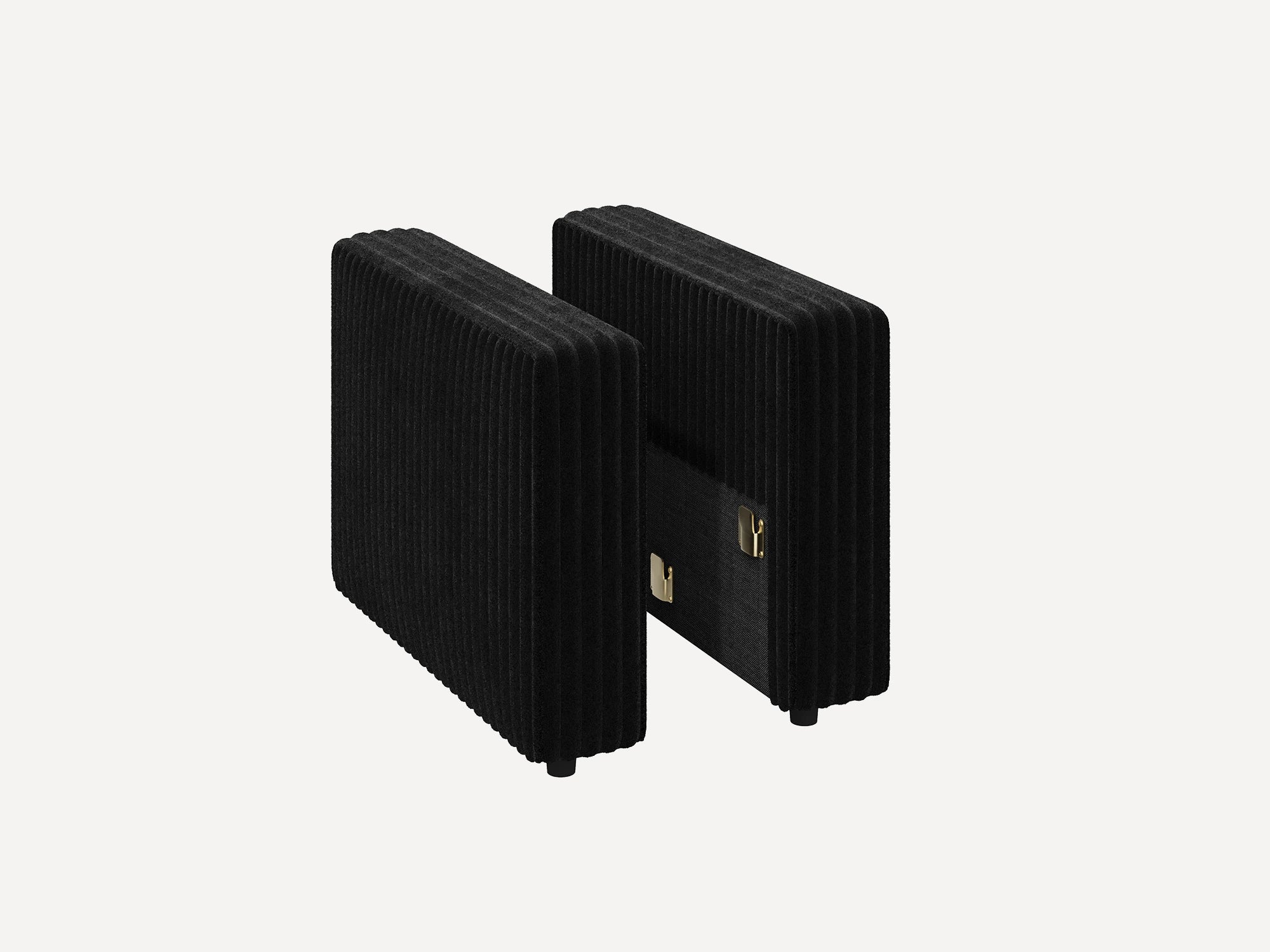 #Color_Wide Corduroy Black