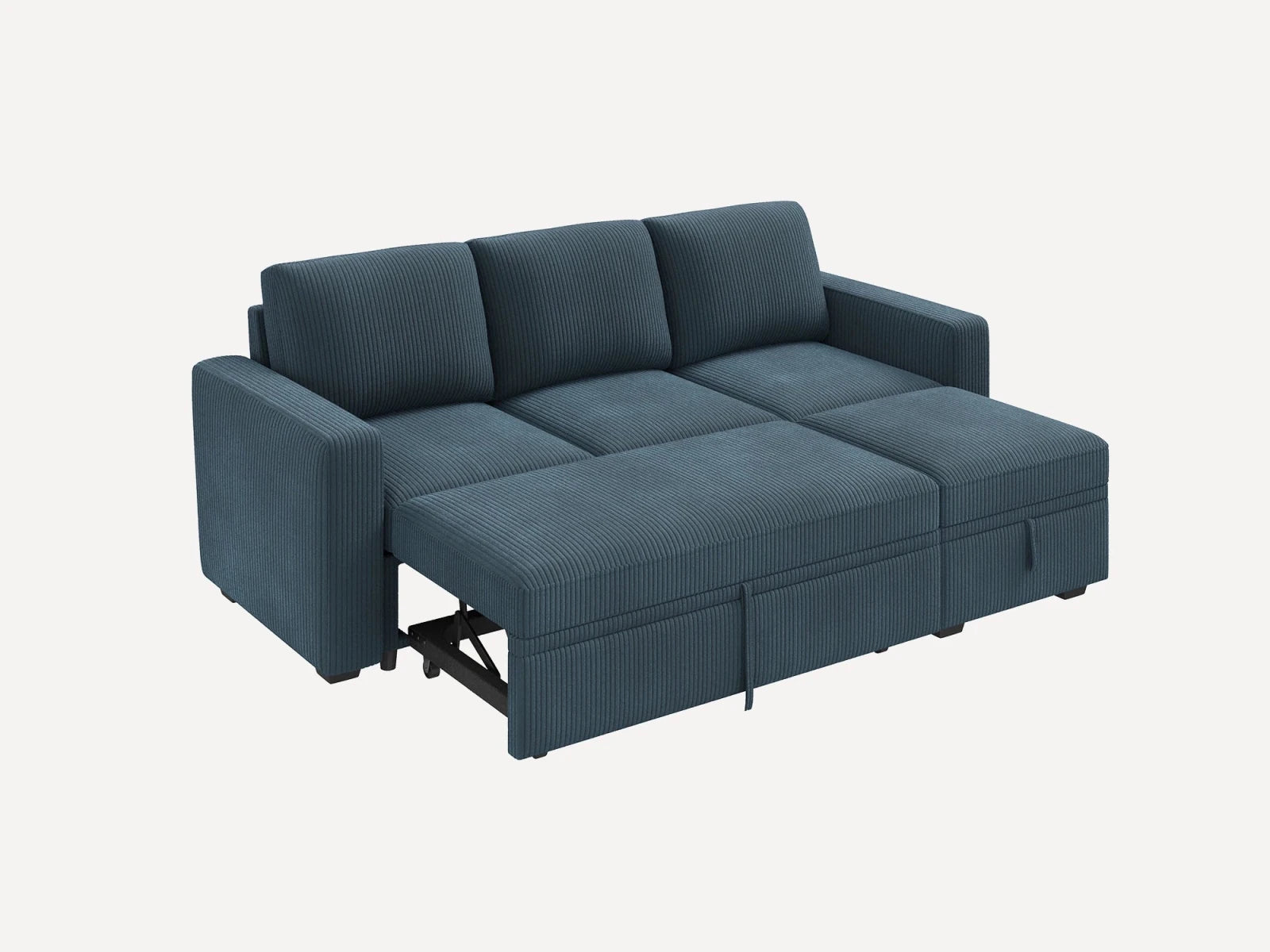 Molit 4-Piece Pull-Out Sectional
#Color_Corduroy Blue