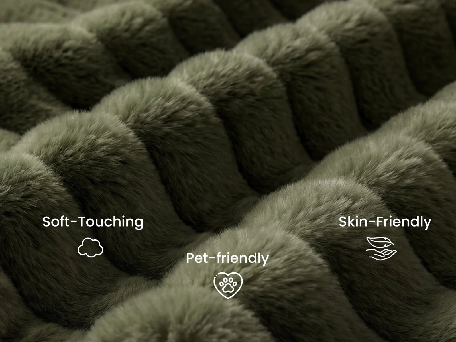 #Color_Faux Rabbit Fur Green