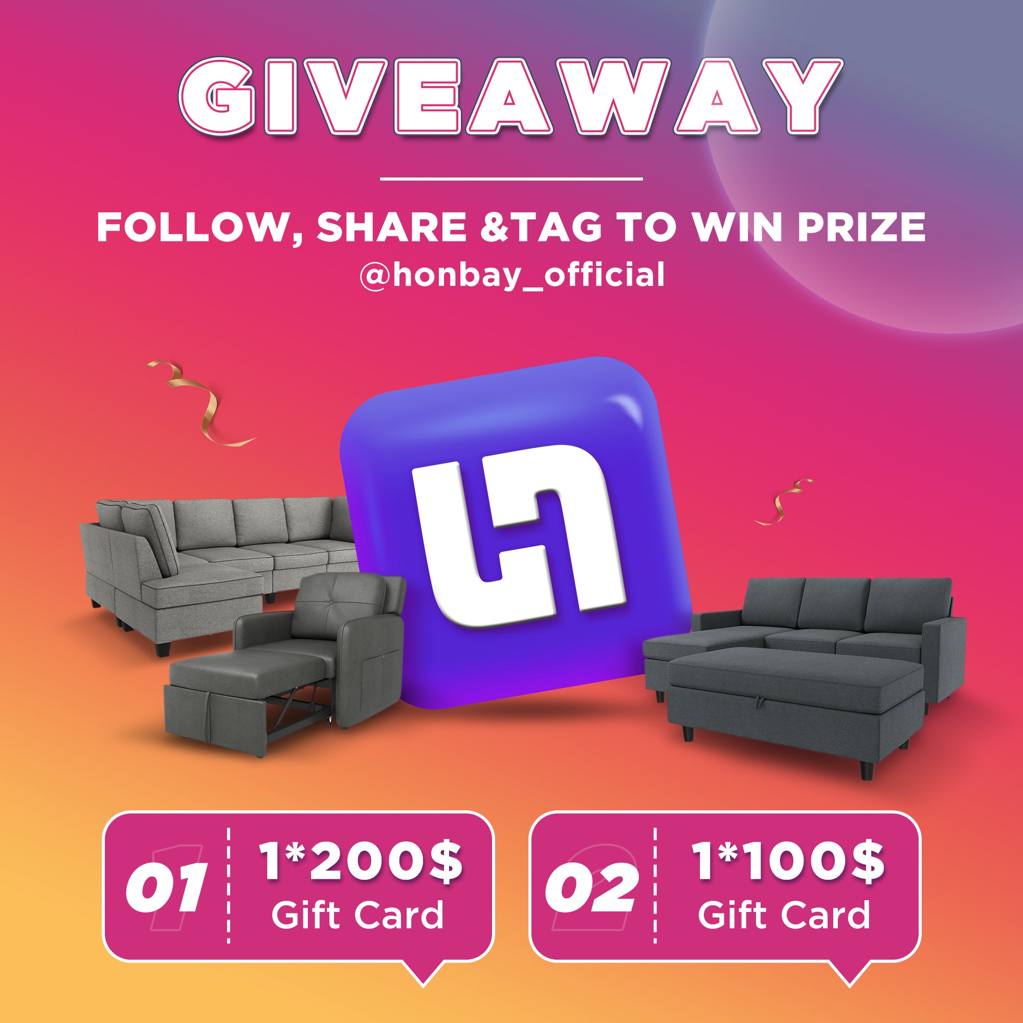 Have a Chance to Win a $200 Gift Card in INSTAGRAM