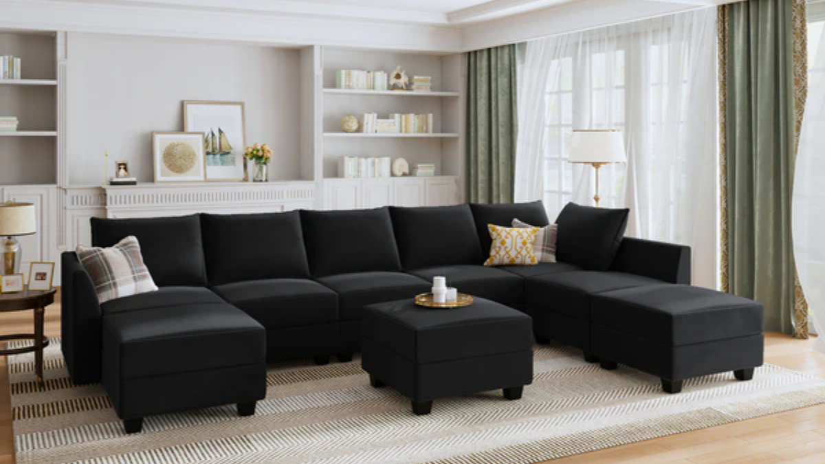 a u-shaped sectional 