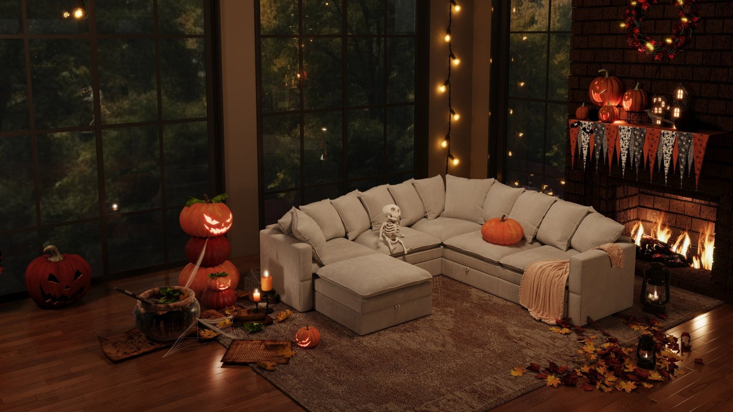 No Tricks, Only Refined Comfort | Modular Sofas for a Cozy Fall Home