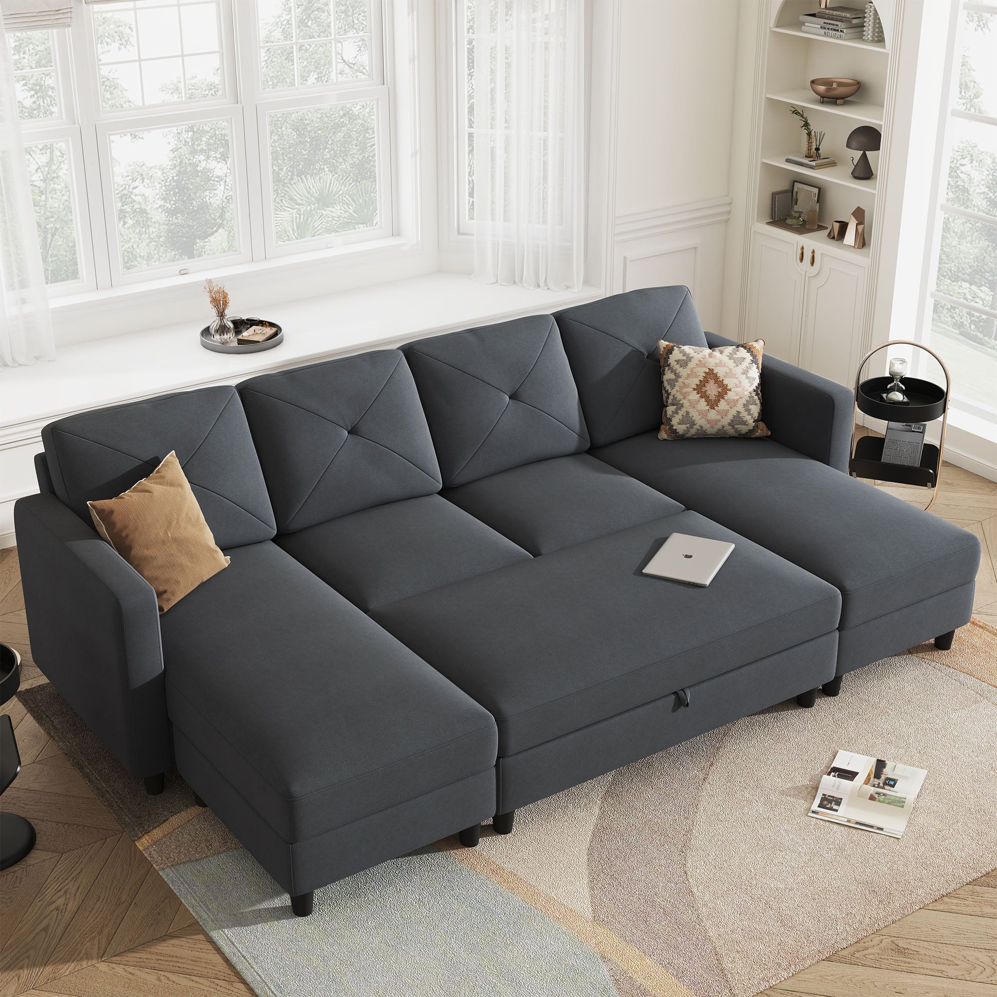 HONBAY New Releases of Sectional Couch Sofas