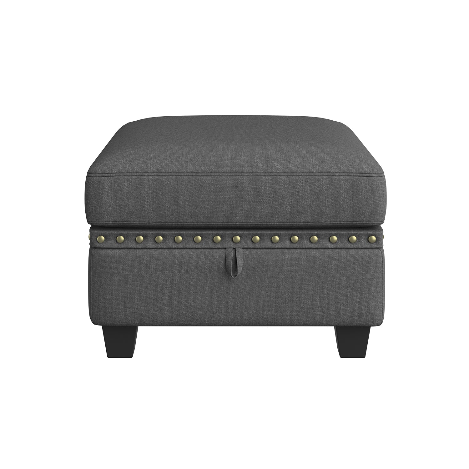 HONBAY Square Storage Ottoman for Sectional Sofa