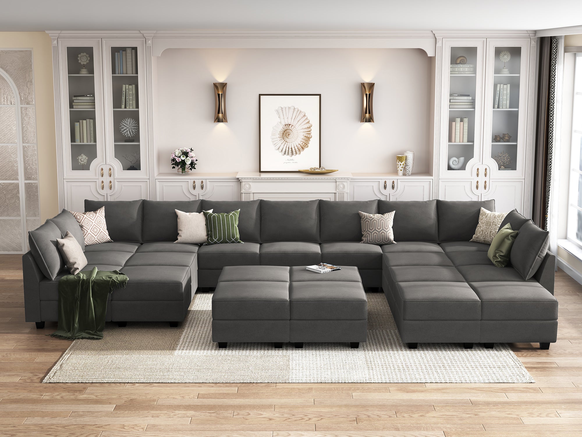 Cheap large store sectional sofas