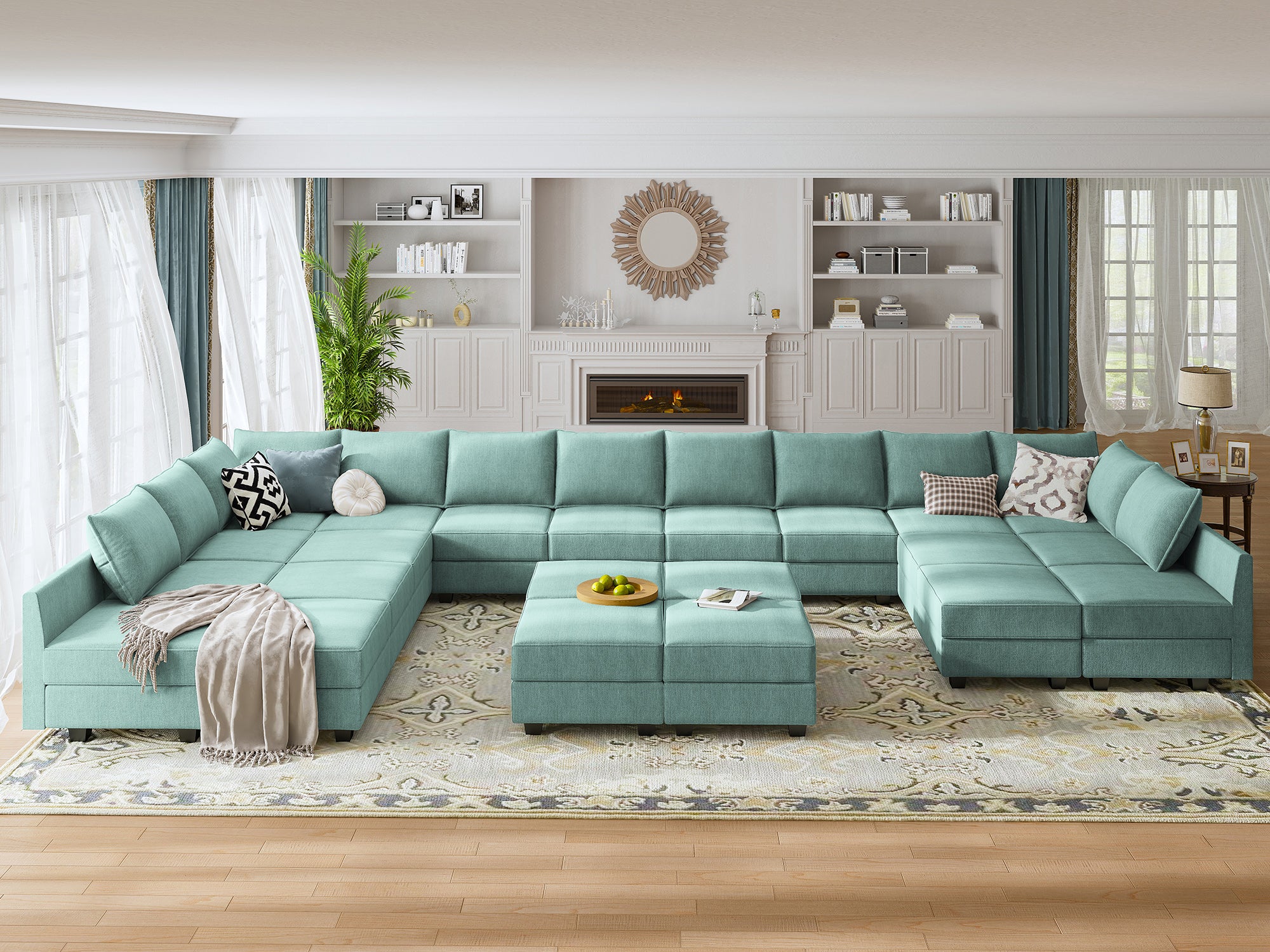 Oversized Modular Sectional Sofa Couch