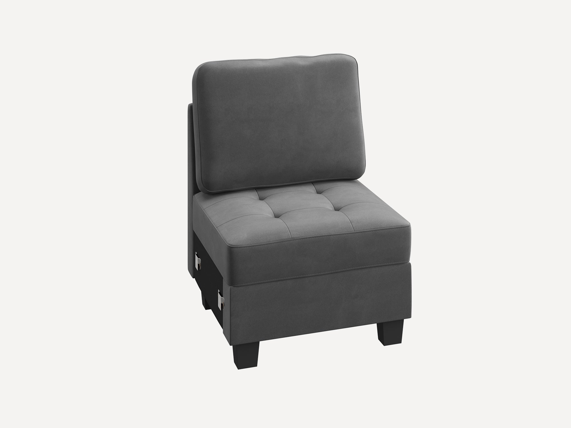 HONBAY 1 Piece Velvet Modular Seat