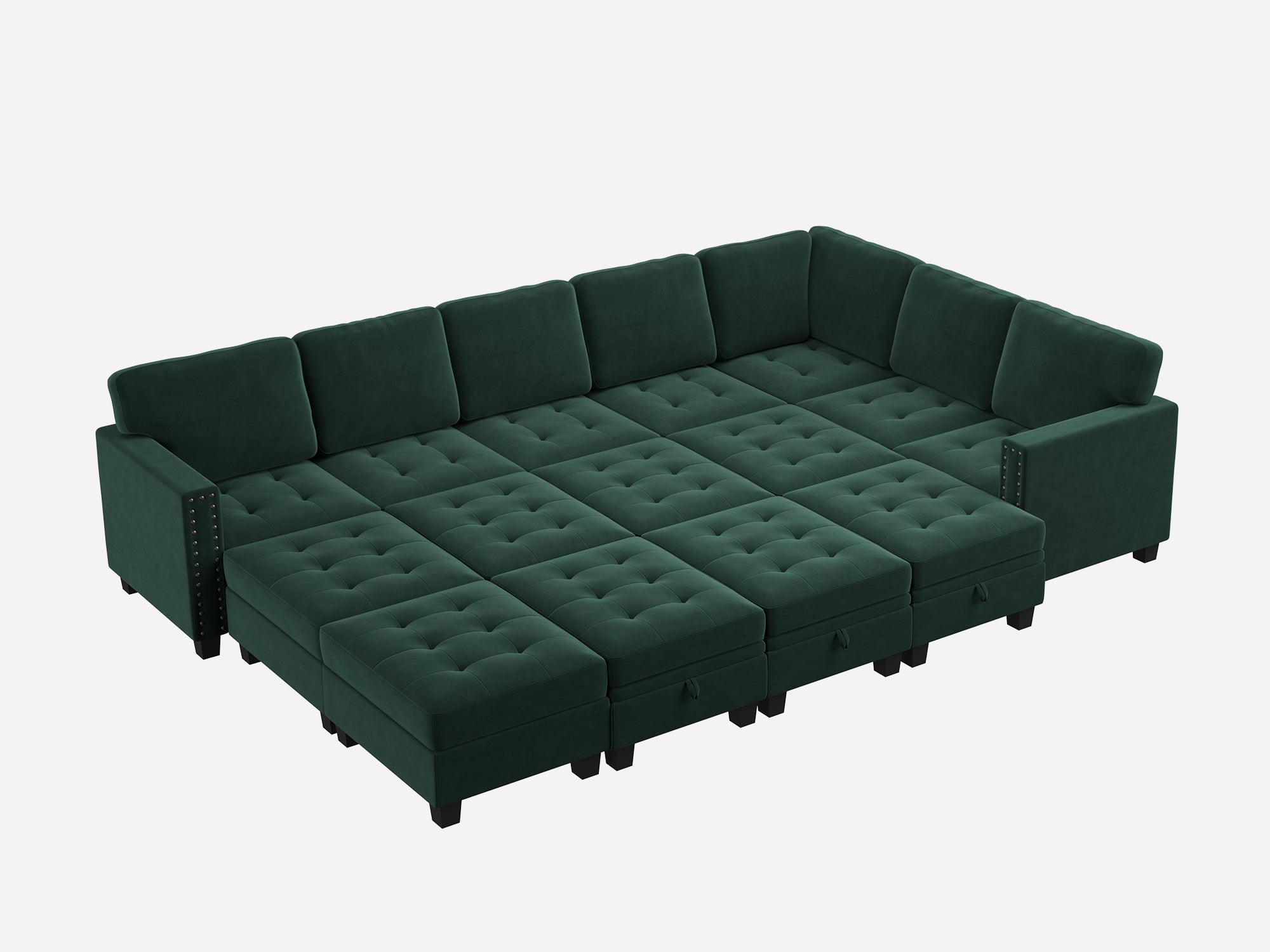 Sectional sleeper sofa with best sale chaise lounge