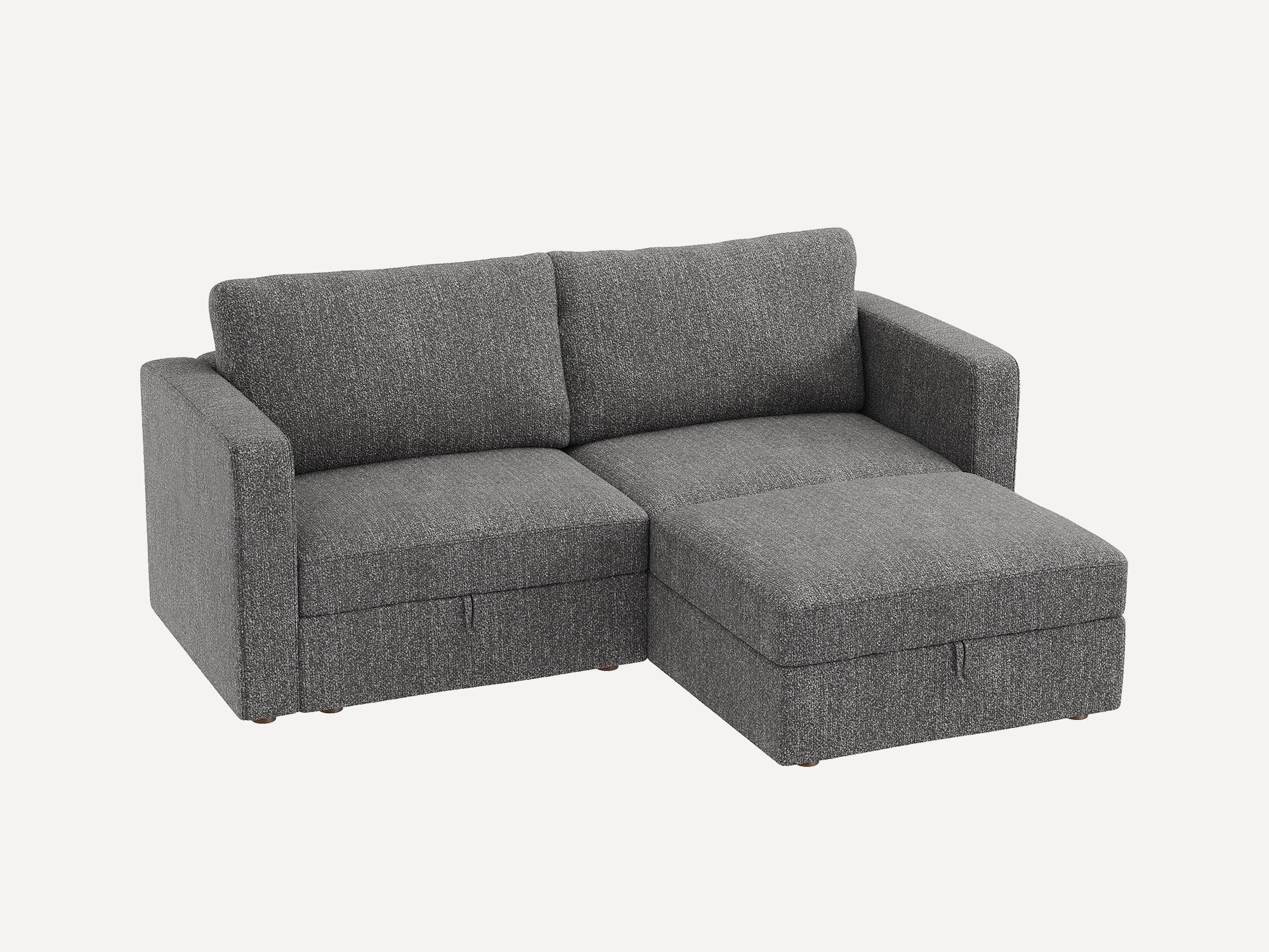 HONBAY 3-Piece Polyester Modular Sectional With Storage Seat