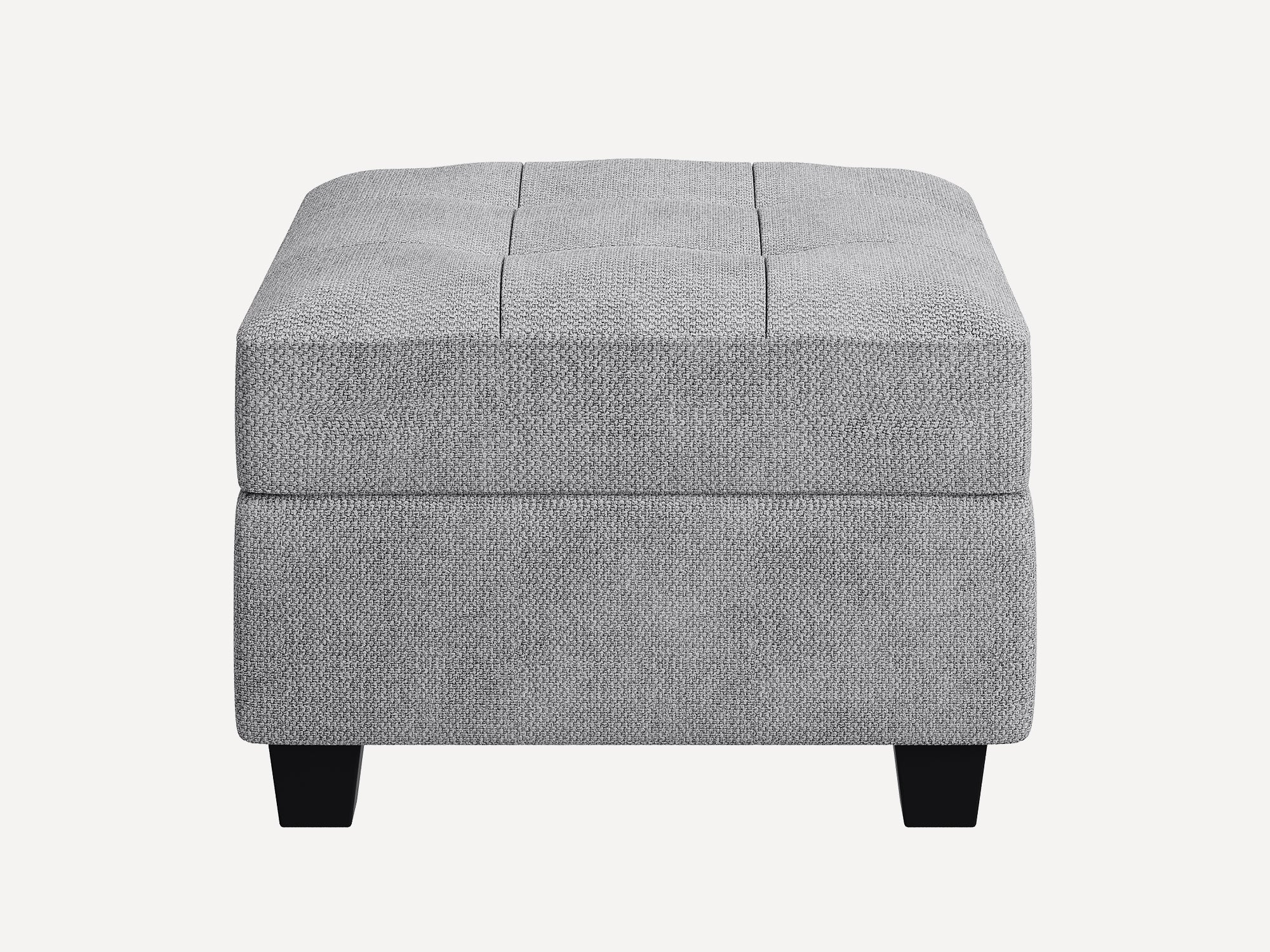 HONBAY 1 Piece Polyester Modular Sectional Sofa Adjustable Sofa -Storage Ottoman