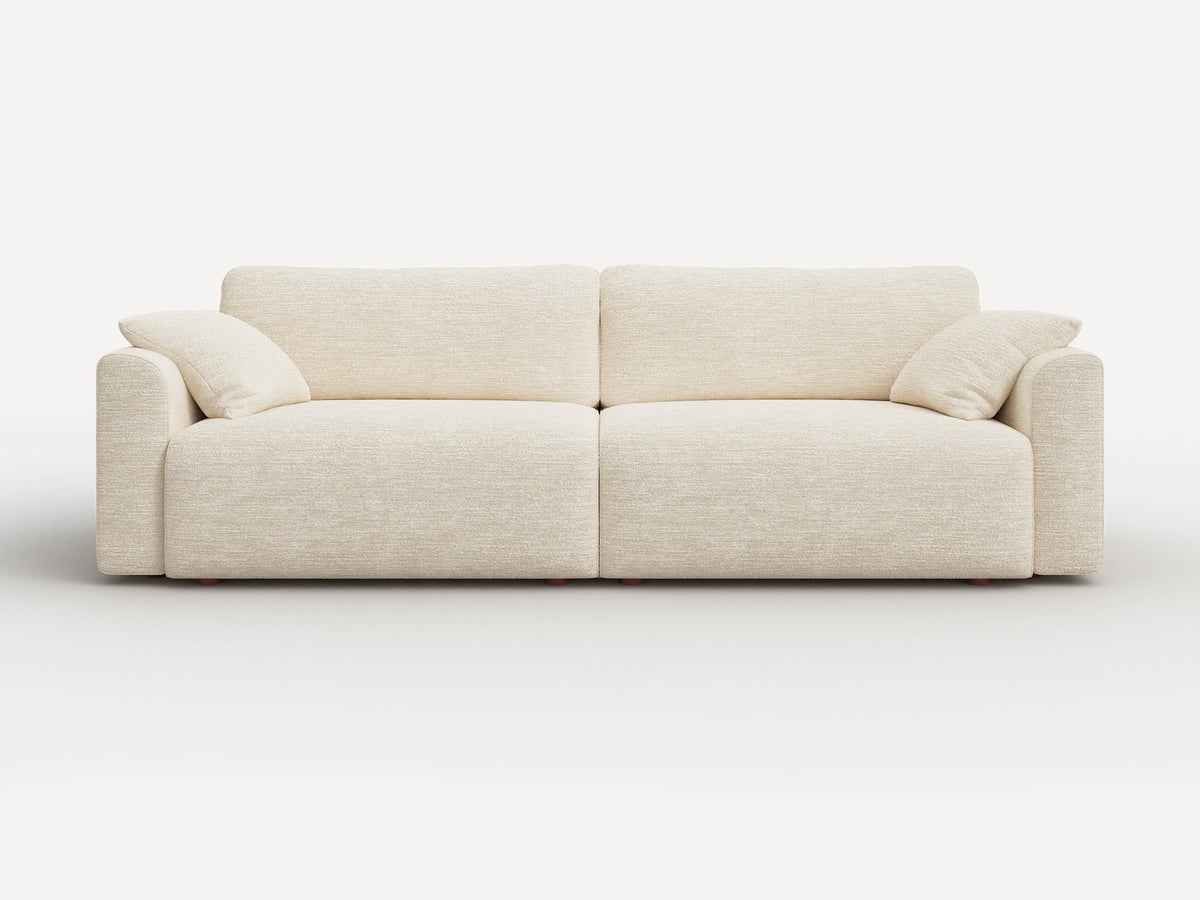 Cala 2-Seater Chenille Sofa Bed with Storage
#Color_ Ivory