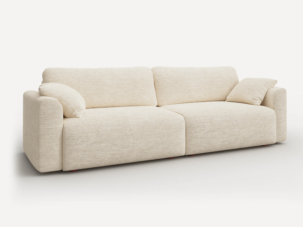 Cala 2-Seater Chenille Sofa Bed with Storage
#Color_ Ivory