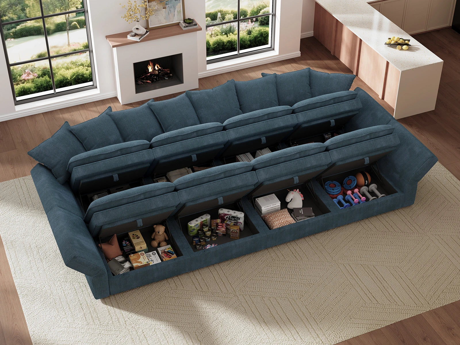 #Color_Corduroy Blue