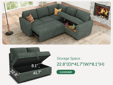 Storage Function #Color_Corduroy Green